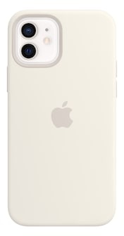 Apple Original iPhone 12/12 Pro Silikon Case mit MagSafe Weiß