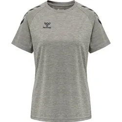 HUMMEL Female hmlCORE XK CORE POLY T-SHIRT S/S, GREY MELANGE, L