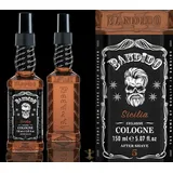Bandido After Shave Sicilia 150 ml – Barber Cologne Herren, Rasierwasser Herren, Eau de Cologne, Body Spray, Haarparfüm, Kolonya, Frisch-Würziger Duft