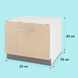 Klarstein Havasia UV 6 Secret Einbau-Geschirrspüler (vollintegrierbar, 550 mm breit)