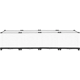 vidaXL Hochbeet 160 x 40 x 38 cm Grau