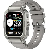 Smartwatch Herren mit Telefonfunktion Gesundheitsuhr Fitnessuhr für Android IOS Schrittzähler Uhr mit Whatsapp Funktion Pulsuhr Laufuhr Android IOS