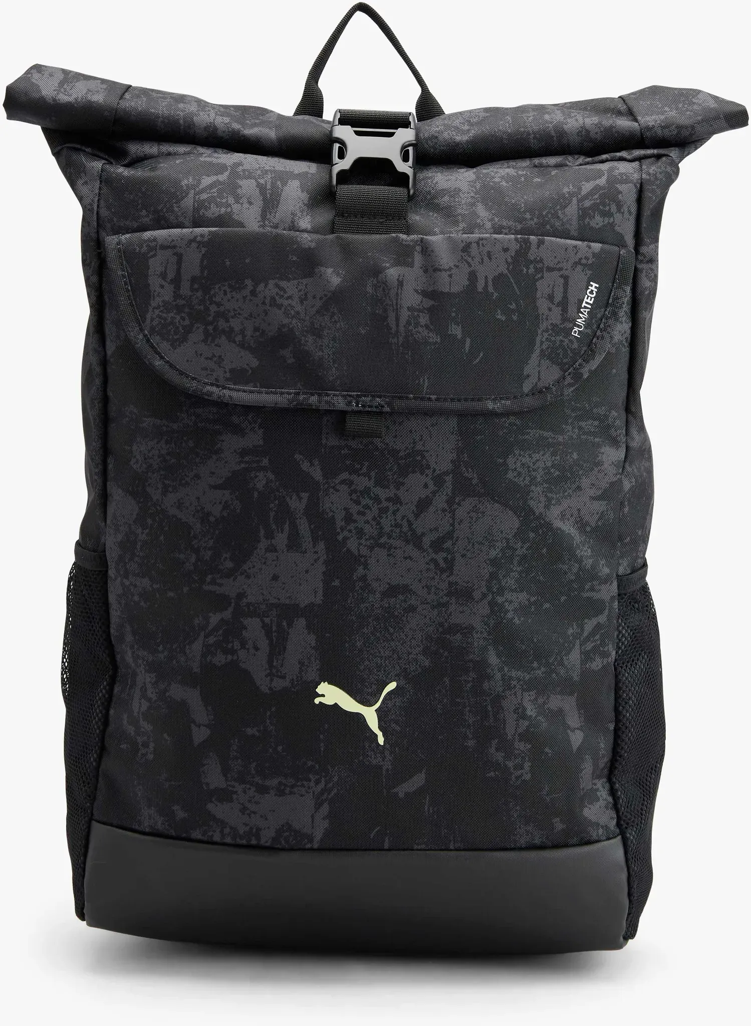 PUMA Aop Roll Top Rucksack Schwarz, Damen, Größe: ONE SIZE, Material: Polyester,Synthetik - PUMA Aop Roll Top Rucksack Schwarz, Damen, Größe: ONE SIZE, Material: Polyester,Synthetik - unisex - Schwarz