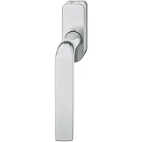 FSB Fenstergriff 34 1267 abschließbar ovale Rosette, Aluminium silber eloxiert