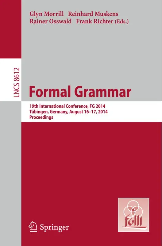 Formal Grammar, Kartoniert (TB)