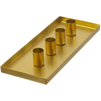 MARELIDA Stabkerzenhalter magnetisch Kerzenständer 29x12cm Kerzentablett Advent