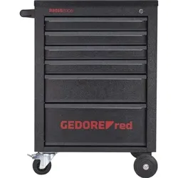 R20152006 Werkstattwagen Black MECHANIC 6 Schubladen