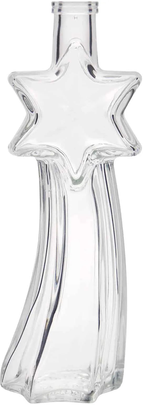 200 ml Glasflasche 'Sternschnuppe', Mündung: Kork