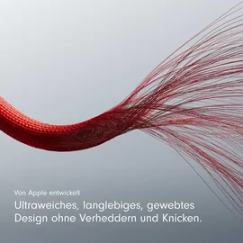 Apple Beats USB-C zu USB-C gewebtes Kabel 1.5 m Rapid Red