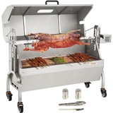 VEVOR Lammgrill Spanferkelgrill Drehgrill 50W 60kg BBQ Drehspieß Rotisserie