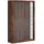 VCM Vitrine Vitrosa Mini 59 x 18 x 91 cm Braun