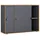 VCM Salia Aktenschrank 100 x 37,4 x 74 cm anthrazit