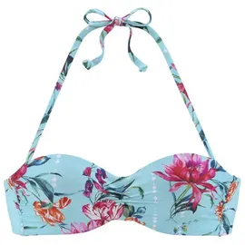 SUNSEEKER Bügel-Bandeau-Bikini-Top Damen Blau 34 Cup D