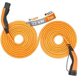 Lapp MOBILITY Helix Typ 2, bis zu 22 kW, 7 m, orange