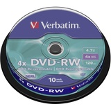 Verbatim DVD-RW 4.7GB 4x 10er Spindel