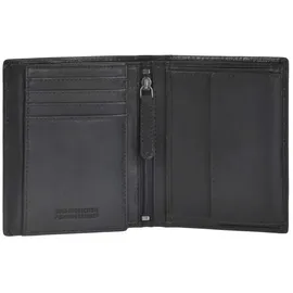 GREENBURRY Pure Black Geldbörse Herren schwarz