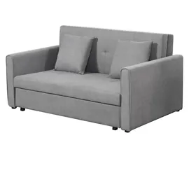 Homcom Schlafsofa 2-Sitzer mit Bettfunktion Rückenkissen 152 x 101 x 81cm