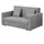 Homcom Schlafsofa 2-Sitzer mit Bettfunktion Rückenkissen 152 x 101 x 81cm