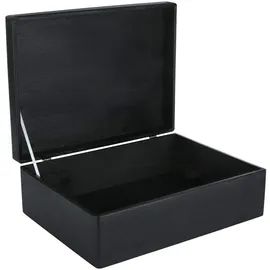 Creative Deco Holzkiste XL 40 x 30 x 14 cm 1-tlg. schwarz