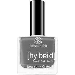 alessandro Hybrid - Soul Gel Polish Farblack New York Grey, 8 ml