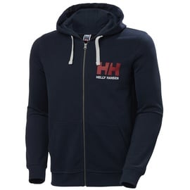 HELLY HANSEN HH Logo Full Zip Hoodie Marineblau, S