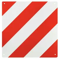 DEMA - Warntafel rot-weiß 50 x 50 cm hochreflektierend