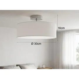 meineWunschleuchte Calma 1 E14 rund weiß