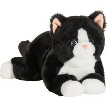 Teddy-Hermann Schlenkerkatze 30 cm schwarz