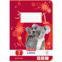Herlitz Schulheft x.book Lineatur 7 kariert DIN A5 16 Blatt