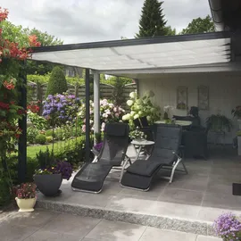 BECKMANN Terrassendach TREND Gr. 2 312 x 300 cm grau