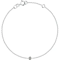 Christ Damen-Armband 750er Weißgold 89119561 Größe 1 Diamant