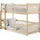 Kids Collective Etagenbett 80 x 180 cm Kiefer natur beige