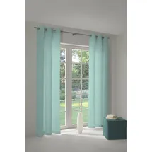 ADAM Audio Adam Vorhang Scribble (1 St), Ösen, blickdicht, Jacquard, aus Leinen und Bio-Baumwolle blau 145 cm x 245 cm