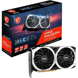 MSI Radeon RX 6600 Mech 2X 8 GB GDDR6 2044 MHz
