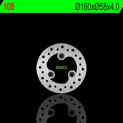 NG BRAKE DISC NG BRAKES Runde feste Bremsscheibe