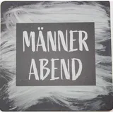 Cepewa - 91596 - Untersetzer, Männerabend, Kork, 9,5cm x 9,5cm