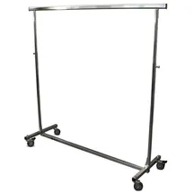 GERSO Reiserollständer höhenverstellbar 150x115xcm silber