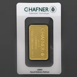 Goldbarren 1oz C.HAFNER - Prägeform