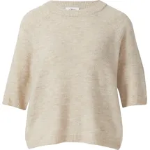 s.Oliver Kurzarmpullover aus Alpakamix Beige 48
