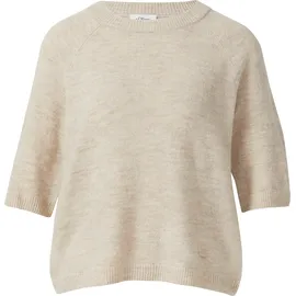 s.Oliver Kurzarmpullover aus Alpakamix Beige 48