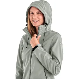 KILLTEC Damen Softshelljacke Softshell Jacke mit abzippbarer Kapuze Damen Softshelljacke wasserabweisend, Winddicht, atmungsaktiv 00762-helloliv 42