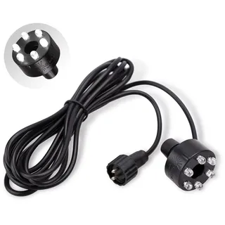 CLGarden LED Ring für LED Springbrunnen Set Beleuchtungs Kranz Ø 32mm