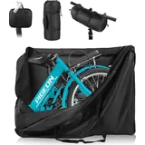 srimmit Faltbare Fahrrad-Reisetasche wasserdicht 50,8cm multifunktionale Tragetasche starkes Gurtband