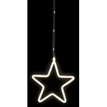 IDENA LED Deko Licht Stern 23 x 23 cm warmweiß