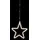 IDENA LED Deko Licht Stern 23 x 23 cm warmweiß