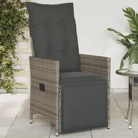 vidaXL Gartensessel 59 x 59 x 92 cm grau