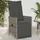 vidaXL Gartensessel 59 x 59 x 92 cm grau