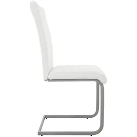 ML-Design Esszimmerstuhl Kunstleder Weiß 6er Set