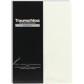 Traumschloss Exclusiv Edel-Jersey Kissenbezug in schnee | Gr.: 80x80 cm