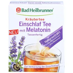 Bad Heilbrunner Einschlaf Tee mit Melatonin tassenf.